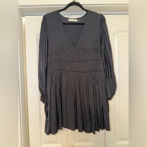 Mustard Seed Charcoal Dress